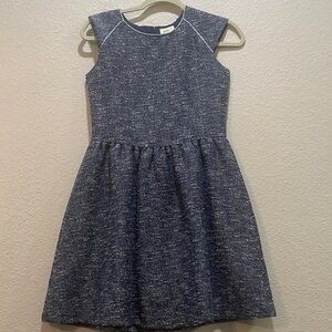 Crazy 8 Dress Blue and White Party Cap Sleeve size 14